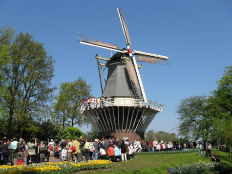 The Netherlands are located in Europe, west of Germany and north of Belgium