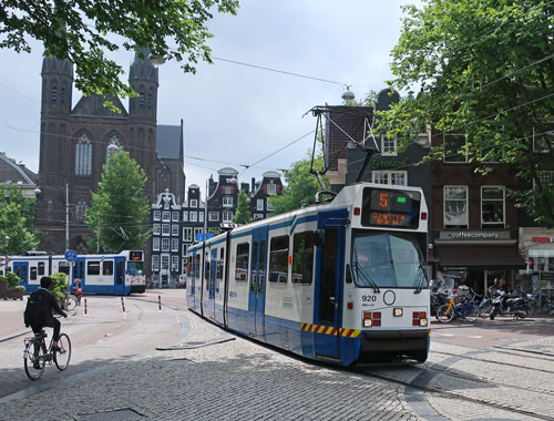 Public Transit in Amsterdam Holland