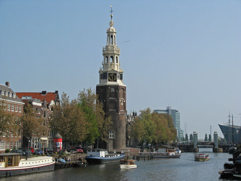Amsterdam Holland Landmarks