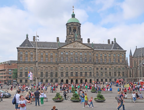 Dutch Royal Palace in Amsterdam Holland